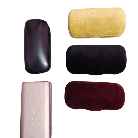 Bvlgari, Gucci, and Coach sunglass cases Lot - Picture 2 of 3